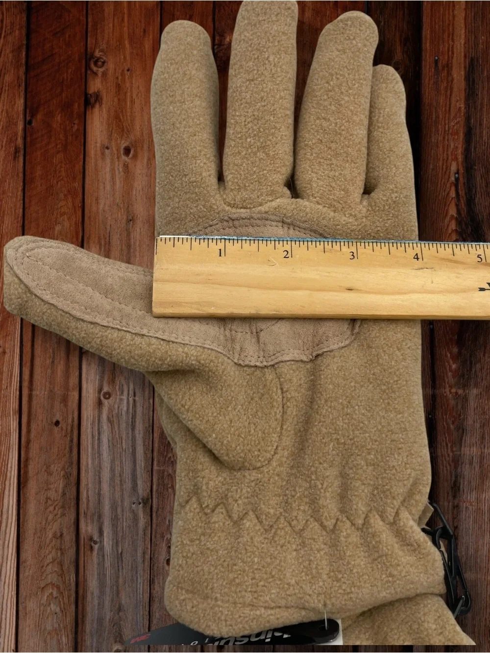 NWT Etienne Aigner Thinsulate Fleece Gloves Size XL Vintage